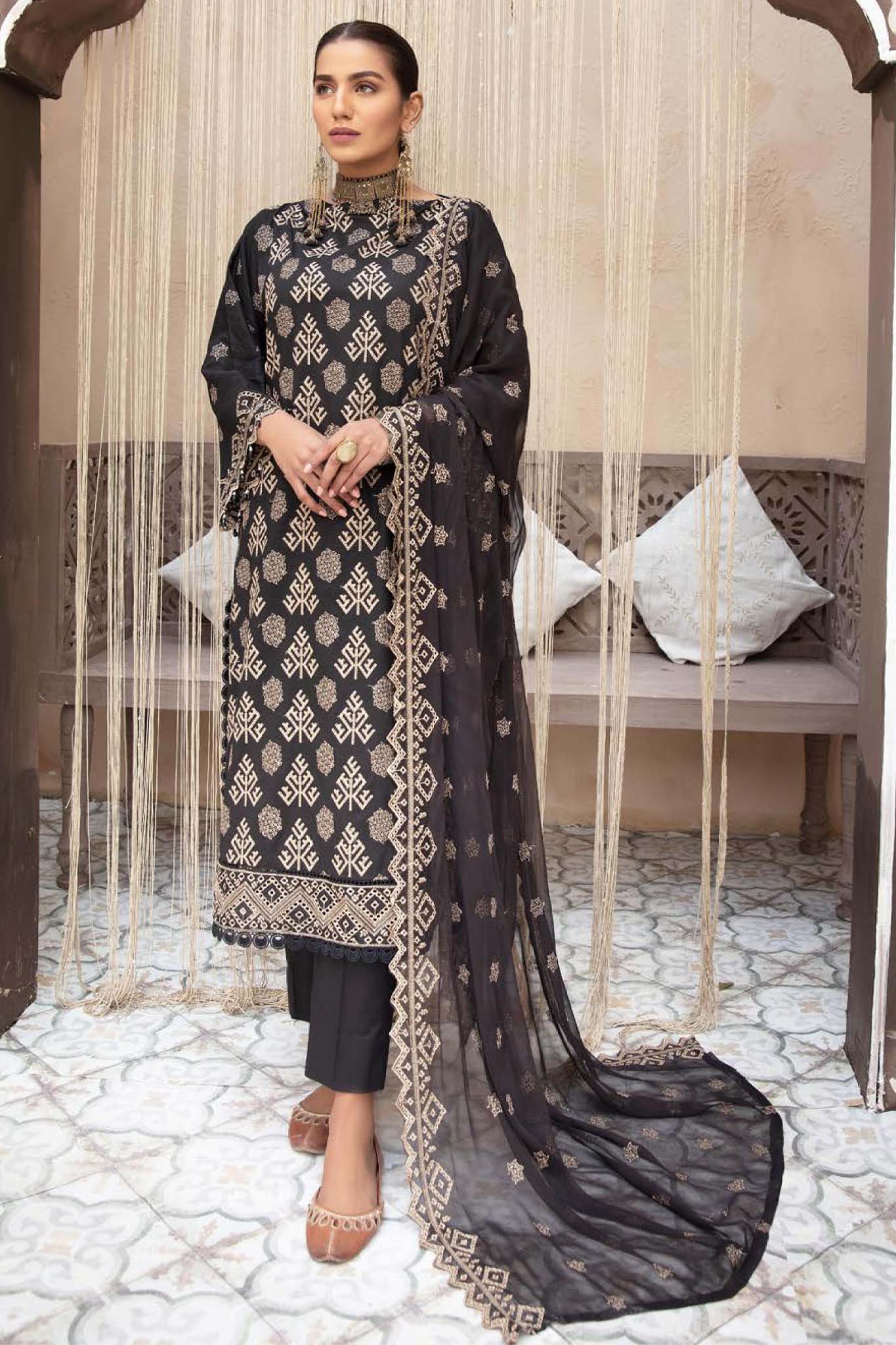 Mahee's by Riaz Arts Unstitched 3 Piece Chikankari Lawn Collection'2022-ML-08