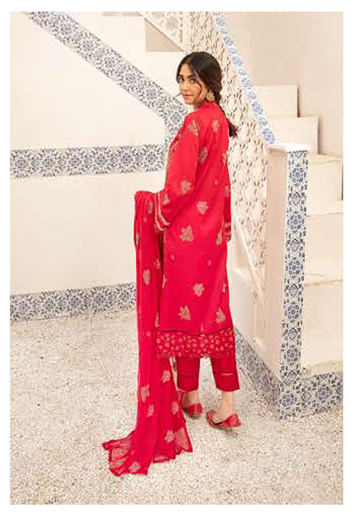 Blossom by Riaz Arts Unstitched 3 Piece Exclusive Lawn Collection'2022-BEL-09