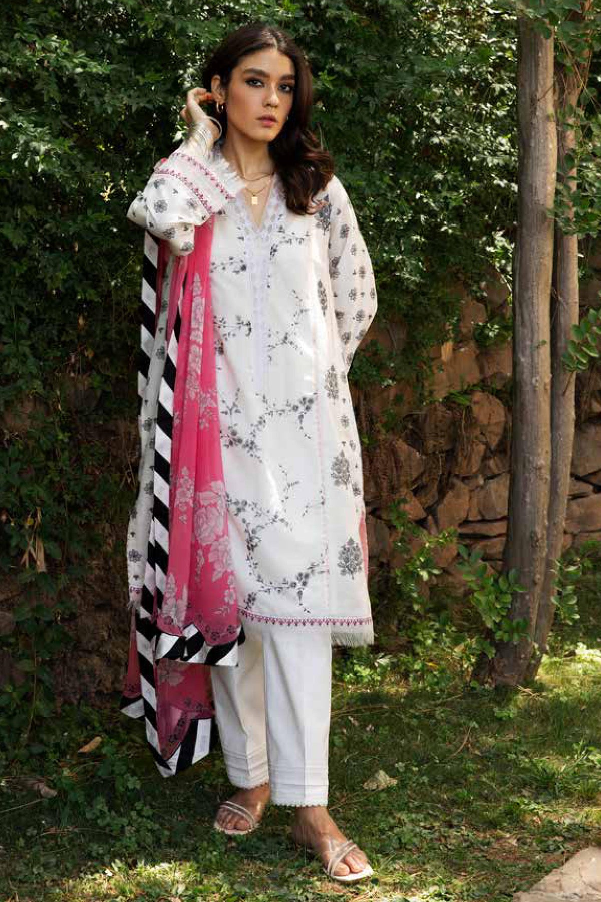 Coco by Zara Shahjahan Unstitched 3 Piece Lawn Vol-02 Collection'2022-CZ-09-A