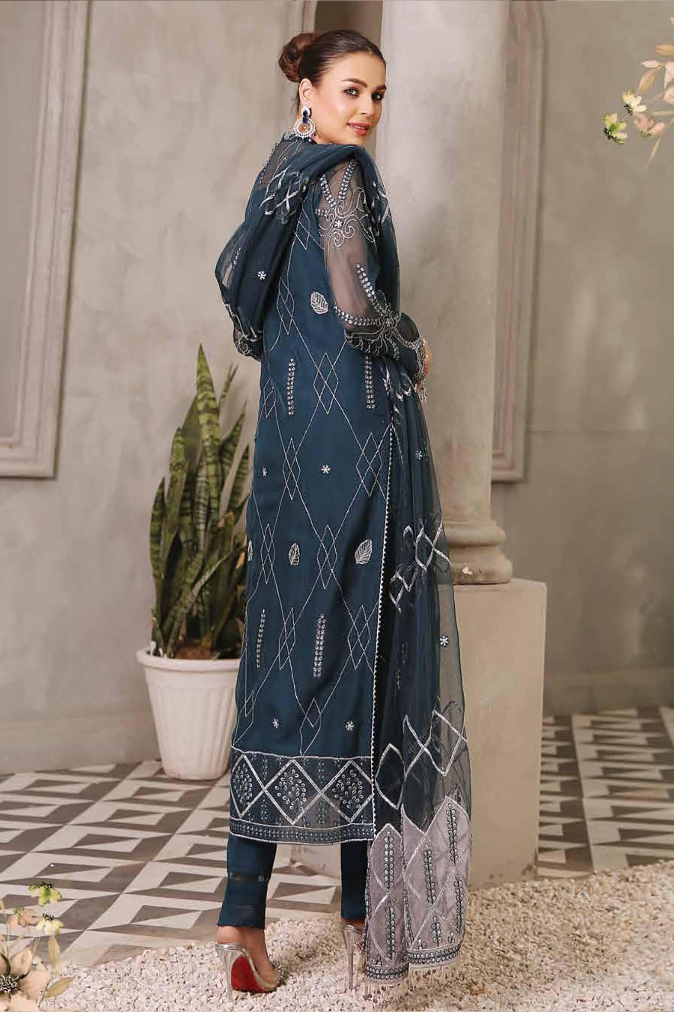Andaaz by Maryam's Unstitched 3 Piece Luxury Chiffon Vol-01 Collection'2022-A-06