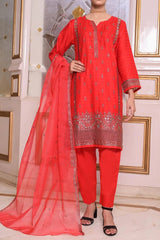 Aainahh by Amna Khadija Stitched 3 Piece Lawn Vol-18 Collection'2022-CT-114-Red