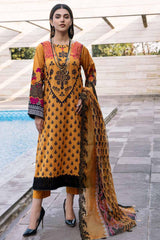 Charizma Unstitched 3 Piece Embroidered Lawn Collection'2023-AG-06