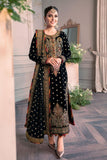 The Ayeza Edit Makhmal by Asim Jofa Unstitched 3 Piece Royal Velvet Collection'2022-AJAM-02