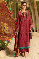 Zoha by Ansab Jahangir Unstitched Luxury Lawn Collection'2021-AJL-10-Shala
