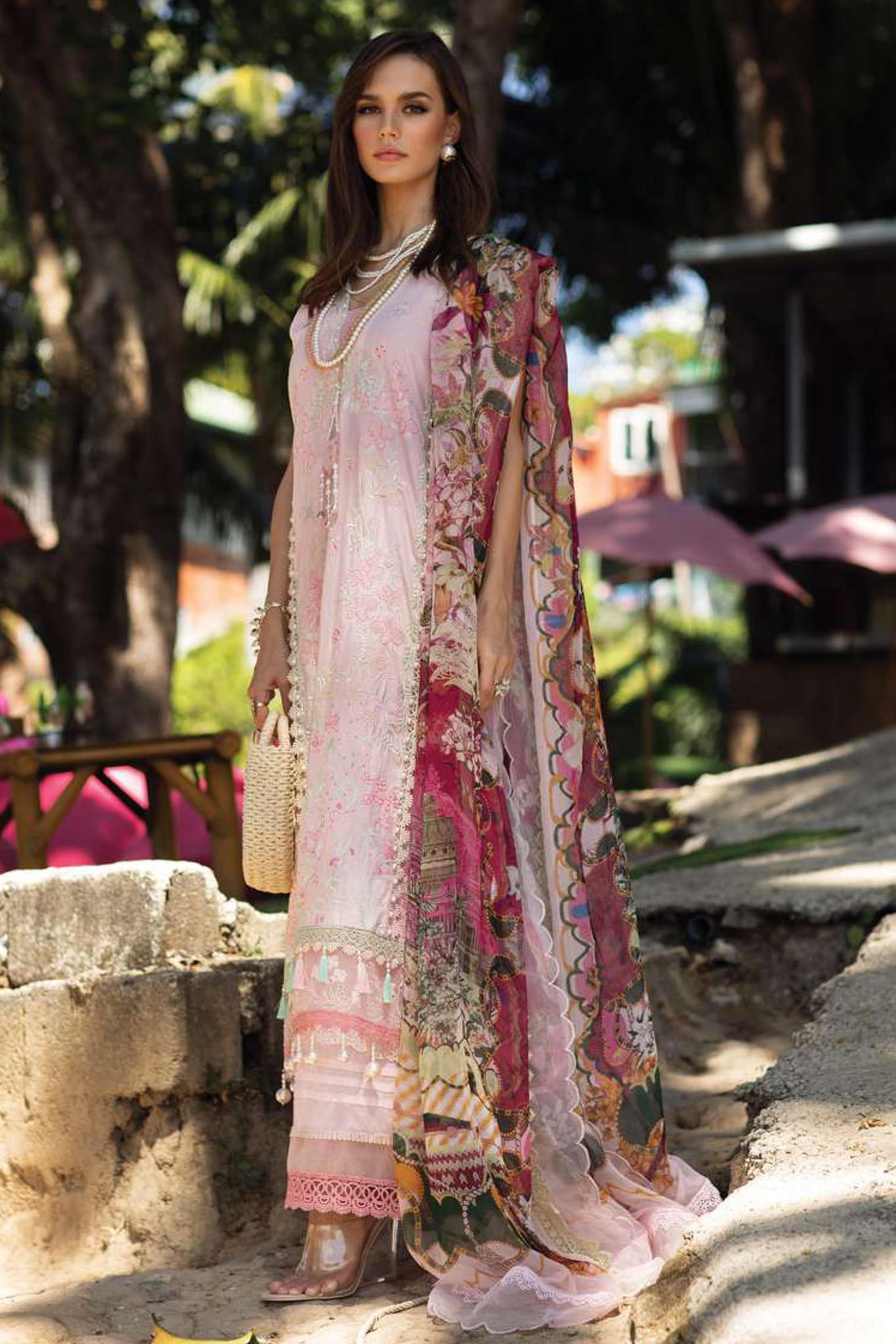 Zoha by Ansab Jahangir Unstitched 3 Piece Luxury Lawn Collection'2023-AJLL-23-11