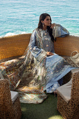 Zoha by Ansab Jahangir Unstitched 3 Piece Luxury Lawn Collection'2023-AJLL-23-10