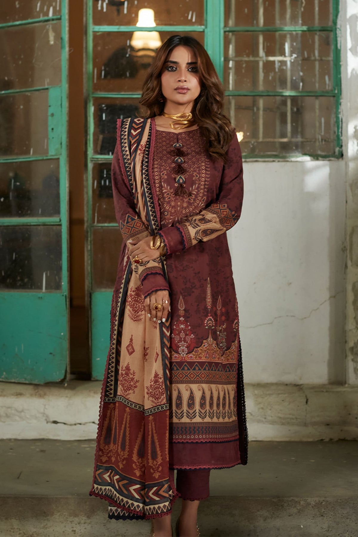 Asim Jofa Unstitched Prints Lawn Collection'2023-AJS-17