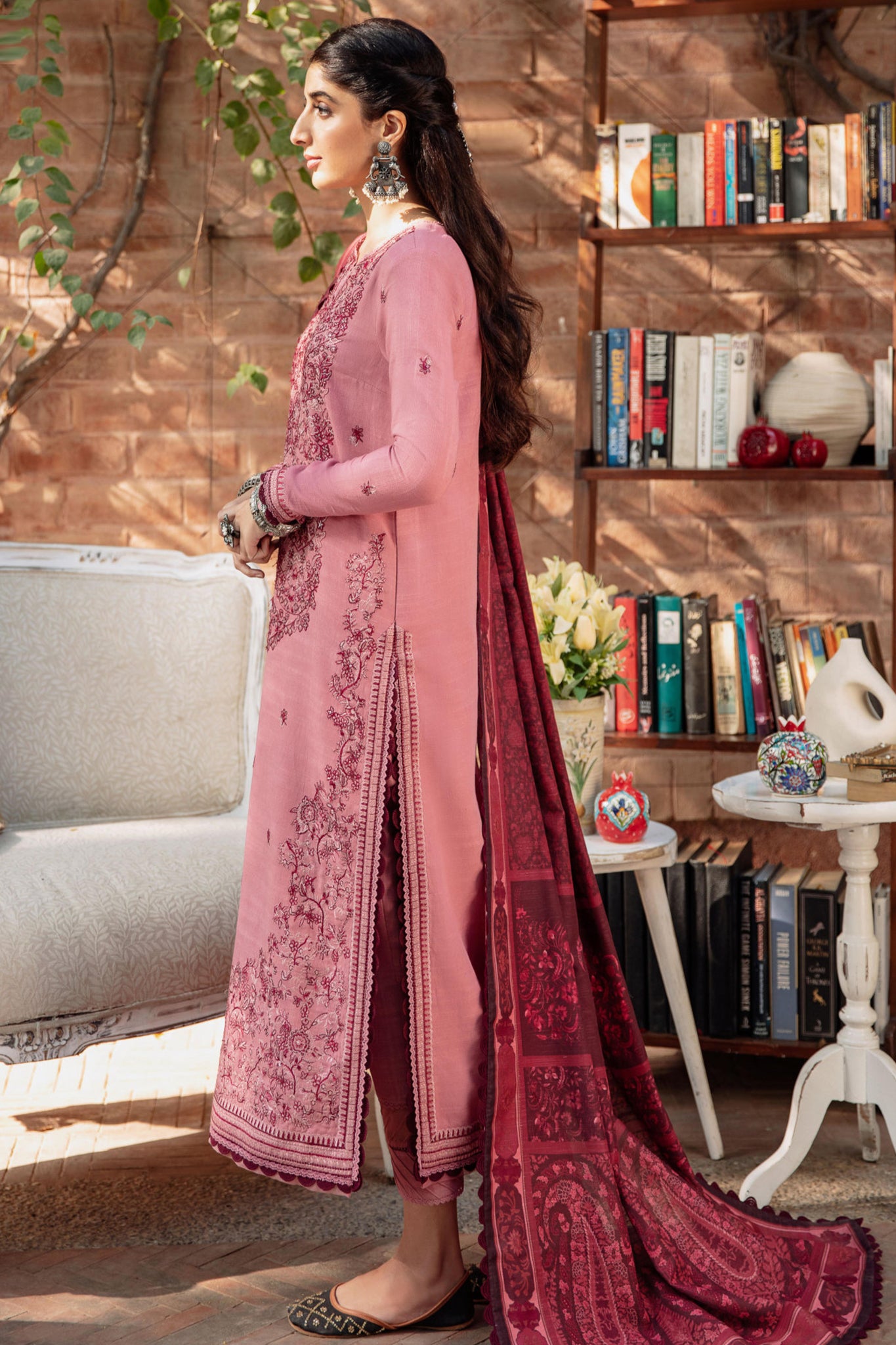 Asra by Asim Jofa Unstitched 3 Piece Printed Shawl Collection'2022-AJW-03