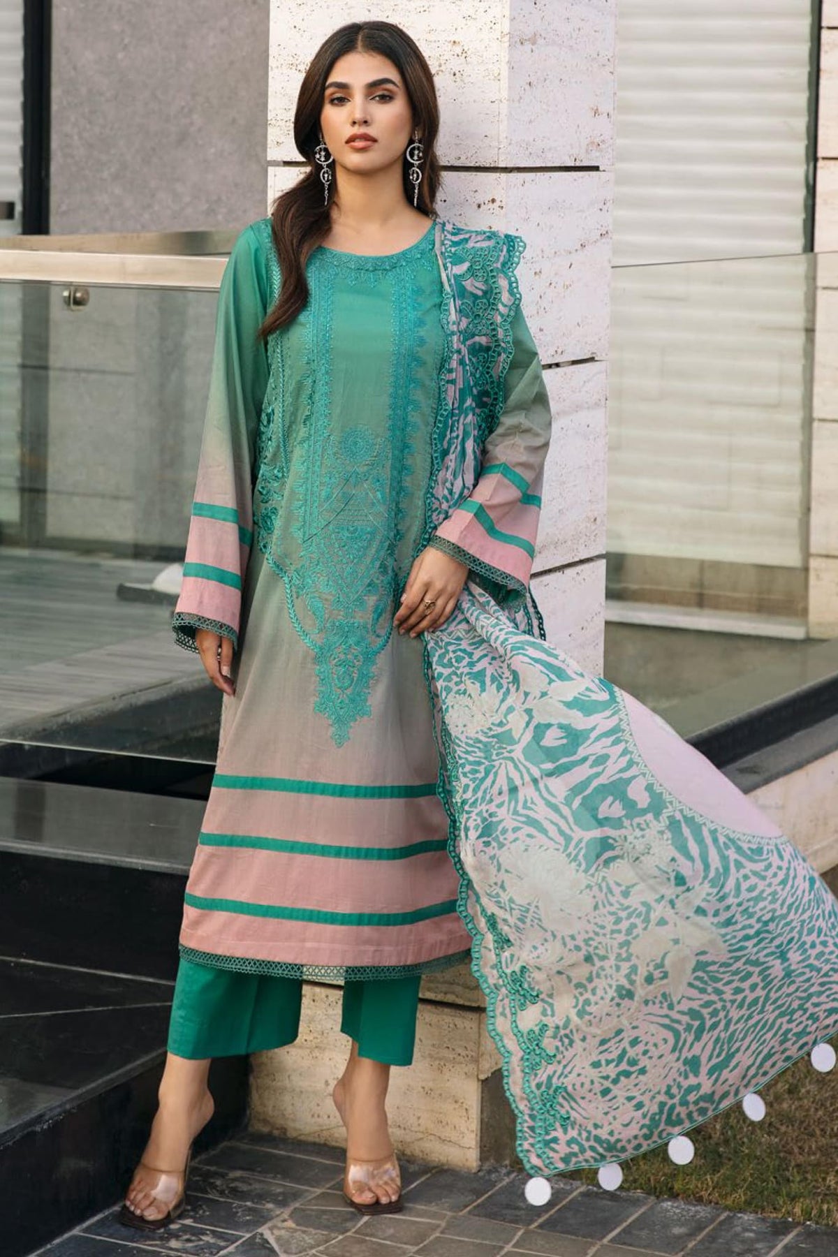 Aniiq by Charizma Unstitched 3 Piece beyond Casuals Lawn Vol-02 Collection'2023-AN-017