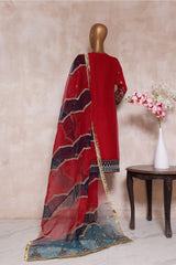 Sada Bahar Stitched 2 Piece Festive Formal Collection'2023-AQ-10-Red