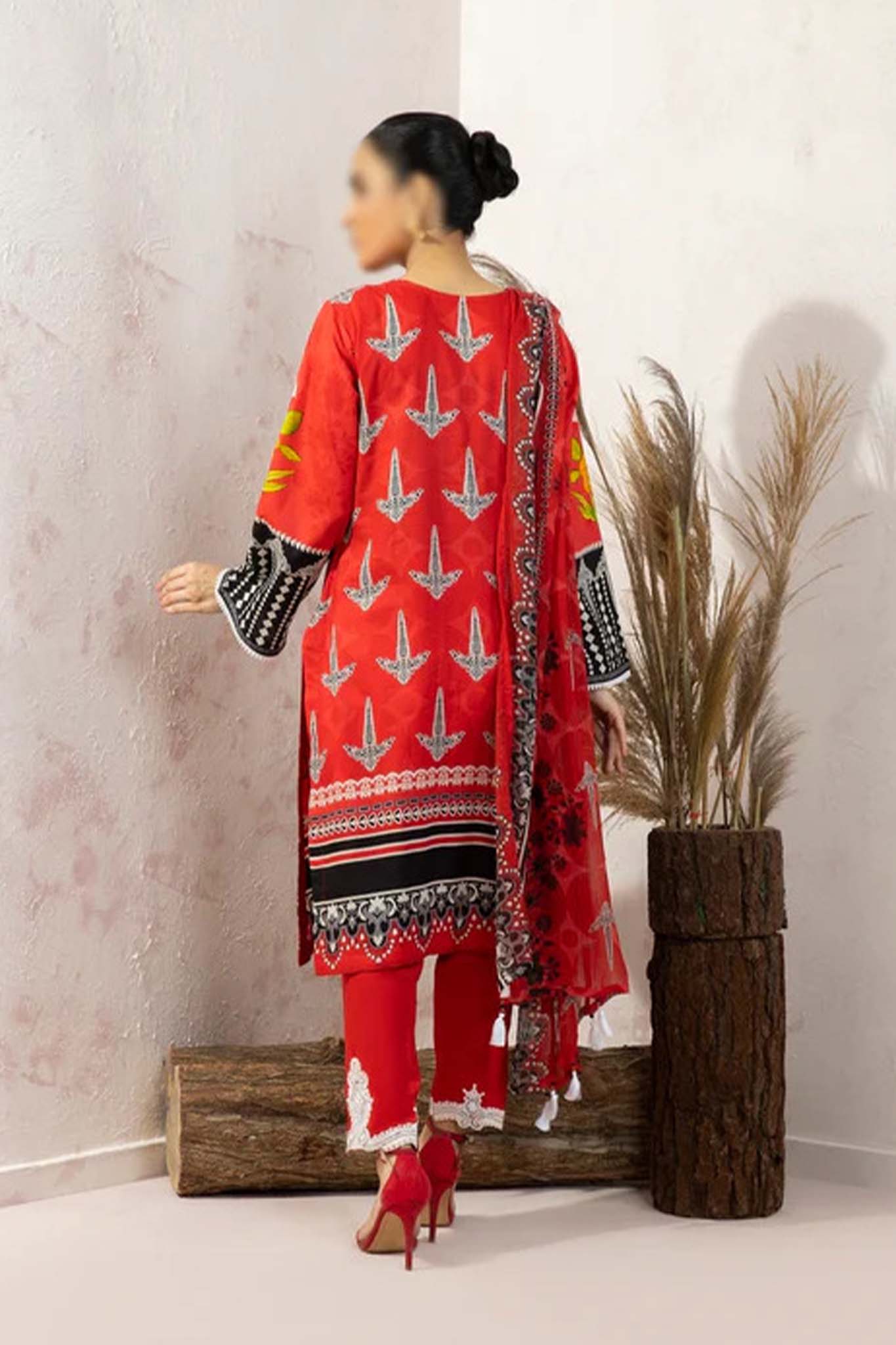 Asian Women by Amna Khadija Unstitched 3 Piece Emb Vol-01 Collection'2022-AW-01