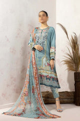 Asian Women by Amna Khadija Unstitched 3 Piece Emb Vol-01 Collection'2022-AW-02