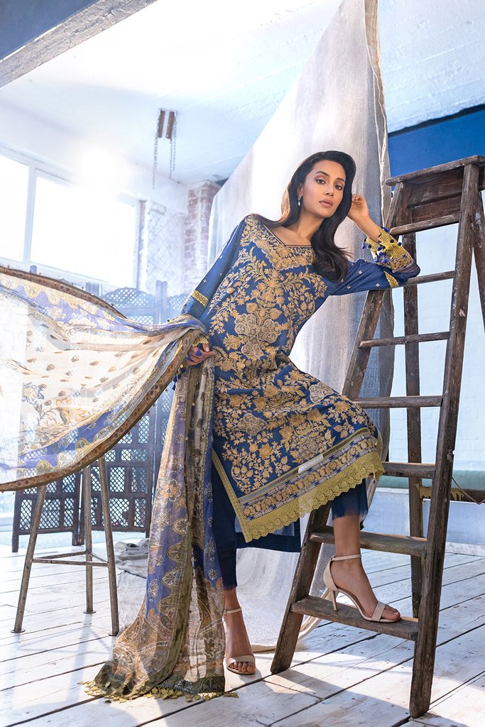 Sobia Nazir Autumn Unstitched 3 Piece Winter Collection’2021-AW21-2A
