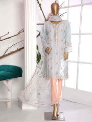 Sada Bahar Stitched 2 Piece Luxury Formal Vol-03 Collection'2021-AG-13-Sky Blue