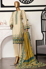 Bin Saeed Stitched 3 Piece Printed Cotton Collection'2022-CF-0004-Skin