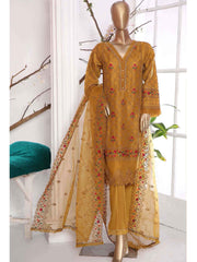 Sada Bahar Stitched 2 Piece Luxury Formal Vol-03 Collection'2021-B-05-Mehndi