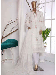 Sada Bahar Stitched 2 Piece Luxury Formal Vol-03 Collection'2021-B-06-White