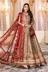 Heritage by Maria.B Mbroidered Unstitched 3 Piece Wedding Collection'2022-BD-2401