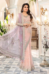Heritage by Maria.B Mbroidered Unstitched 3 Piece Wedding Collection'2022-BD-2404