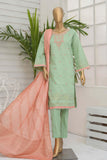 Bin Saeed Stitched 3 Piece Luxury Jacquard Embroidered Collection'2022-BNS-2202-Pista