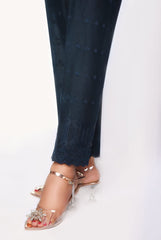 Sada Bahar Stitched Chikankari Emb Pret Cotton Trouser Collection'2022-TR-CK-Blue