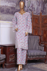 Janaan by Bin Saeed Stitched 2 Piece Chikankari Cotton Vol-02 Collection'2022-CKF-069-L.Grey