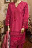 Fusion by Sada Bahar Stitched 3 Piece Lawn Collection'2022-CC-01-Magenda