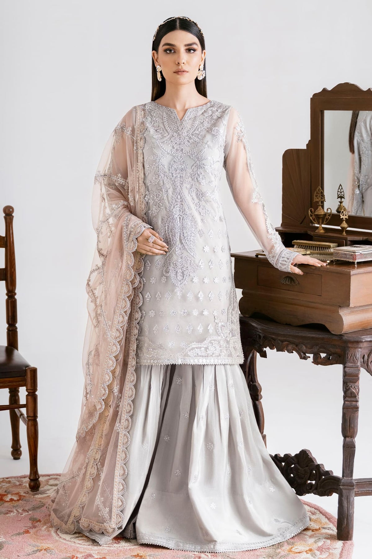 Chinon by Iznik Unstitched 3 Piece Luxury Chiffon Vol-02 Collection'2023-CC-13-Marnie