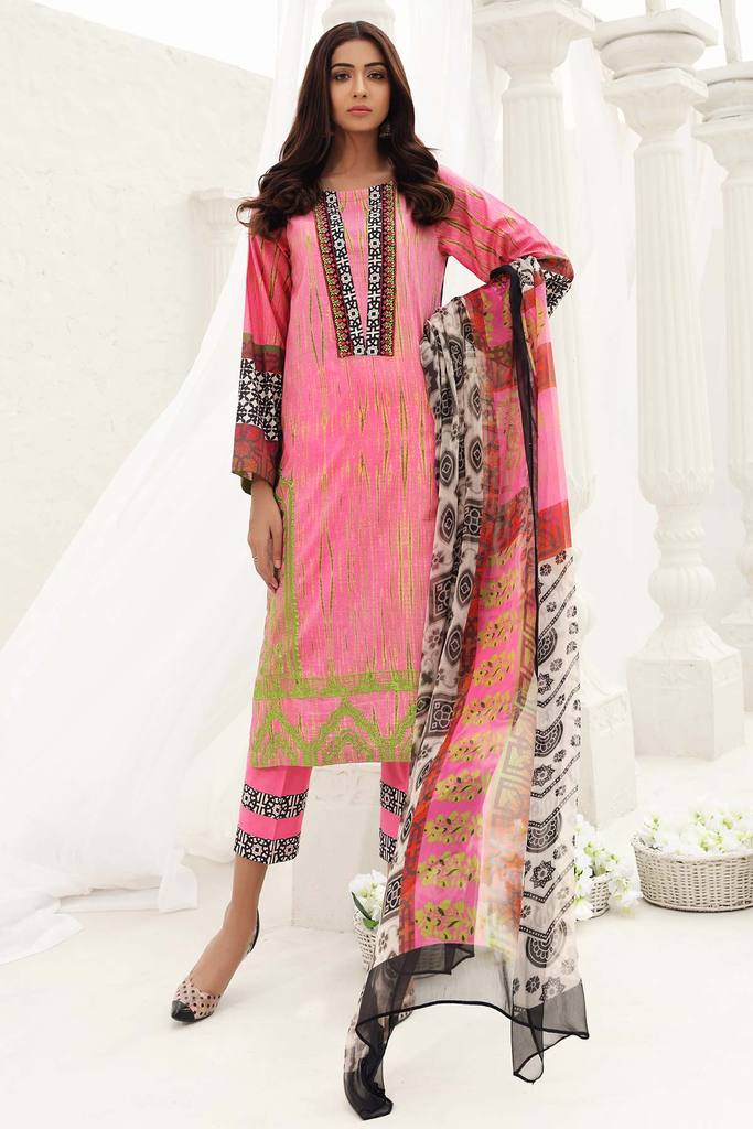 Charizma Unstitched Embroidered Chapter 01 Lawn Collection'2021-CEL-08