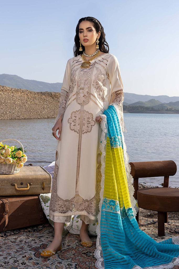 Signature Series by Charizma Unstitched Embroidered Lawn Collection'2022-CFL-05