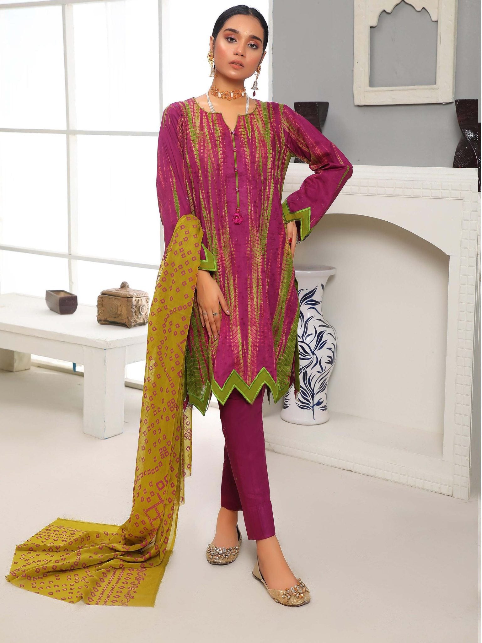 Amna Khadija Unstitched Shades Tie & Dye Vol-04 Collection'2021-D#02