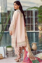 Seran Unstitched 3 Piece Luxury Eid Lawn Collection'2022-04-Carnation Bliss