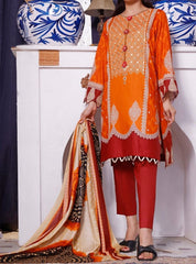 Amna Khadija Unstitched Signature Series Lawn Vol-01 Collection'2022-D-13