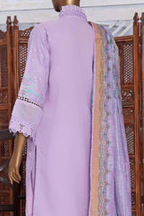 Bin Saeed Stitched 3 Piece Embroidered Pret Chikankari Collection'2022-HTS-04-L.Purple