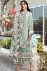 Seran Unstitched 3 Piece Luxury Eid Lawn Collection'2022-06-Sage Suave