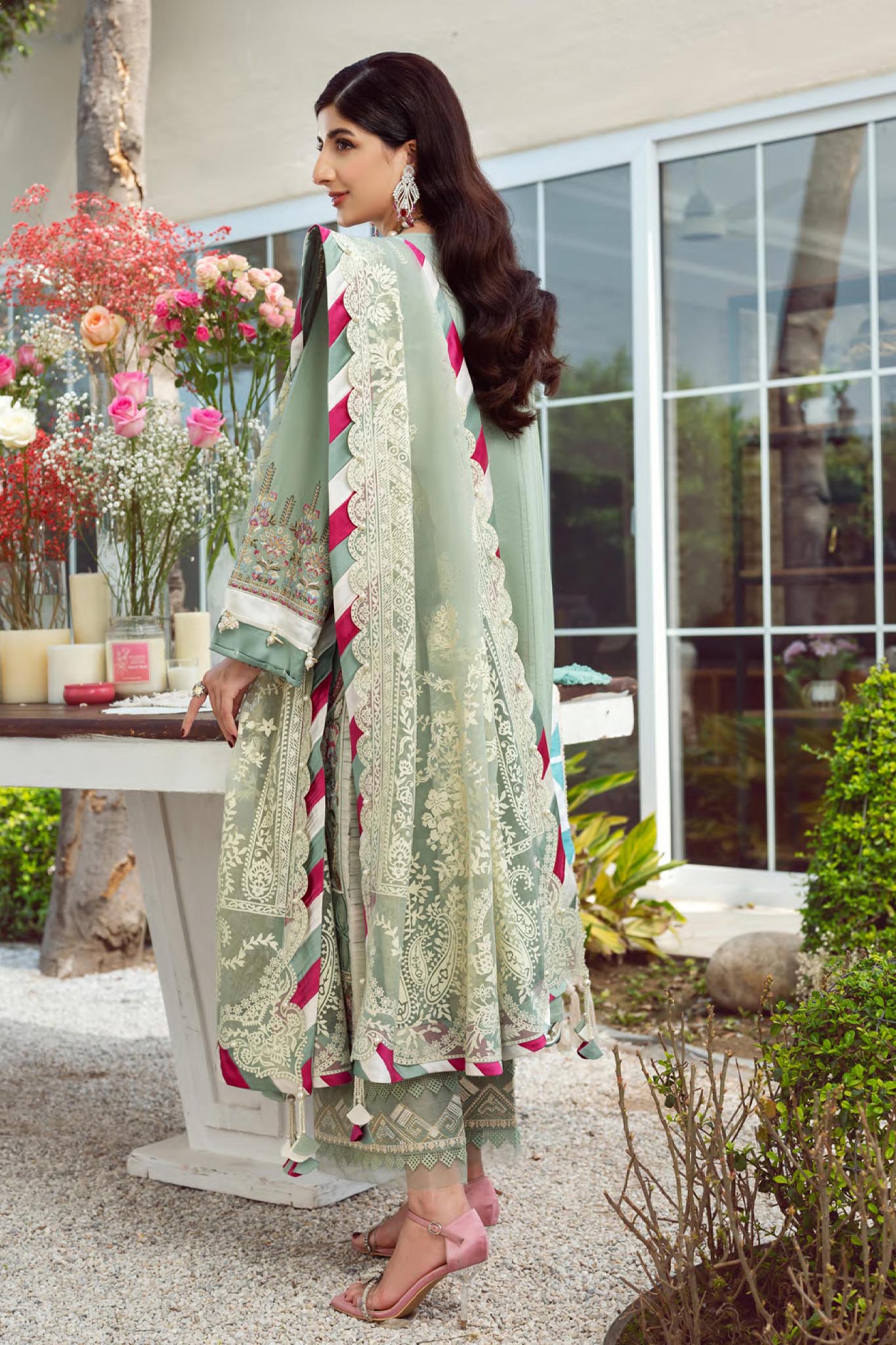 Seran Unstitched 3 Piece Luxury Eid Lawn Collection'2022-06-Sage Suave