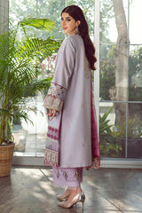 Seran Unstitched 3 Piece Luxury Eid Lawn Collection'2022-07-Lavender Breeze