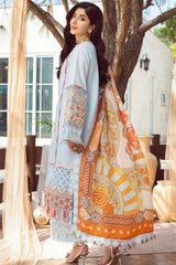 Seran Unstitched 3 Piece Luxury Eid Lawn Collection'2022-08-Floral Haze