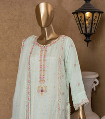 Bin Saeed Stitched 2 Piece Embroidered Chiffon Vol-05 Collection'2022-SPFC-01-Pista