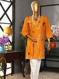 Amna Khadija Stitched Cotton Candy Premade Kurti Vol-01 Collection'2021-D-10-Yellow