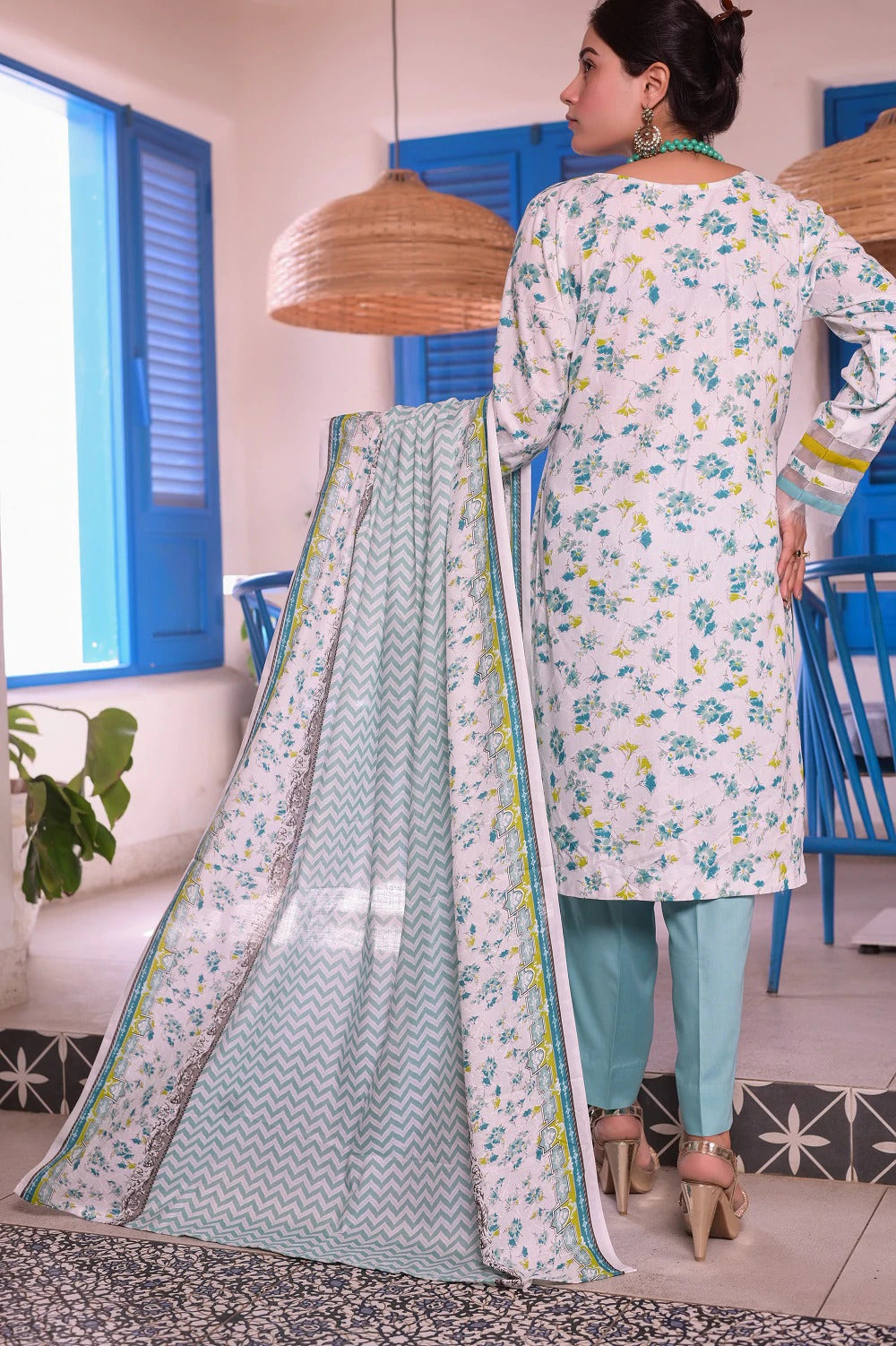 Amna Khadija Unstitched 3 Piece Wrinkle Free Prints Vol-09 Collection’2022-WFP-1056-A