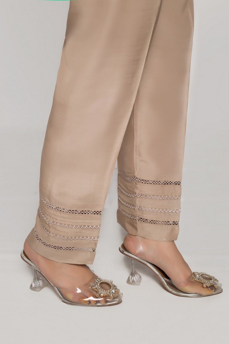 Sada bahar Stitched Trouser Collection'2022-TR-116-D.Fawn