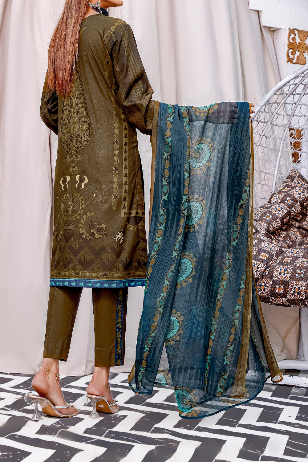 Div'a by Amna Khadija Unstitched 3 Piece Lawn Vol 01 Collection'2022-DLV-12
