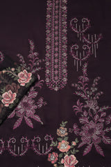 Millat Arts by Shomi Unstitched 3 Piece Emb Viscose Vol-03 Collection'2023-D-1812-Purple