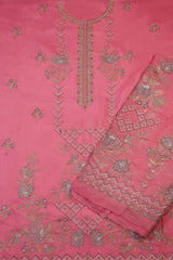 Millat Arts by Shomi Unstitched 3 Piece Embroidered Viscose Collection'2023-D-1913-Pink