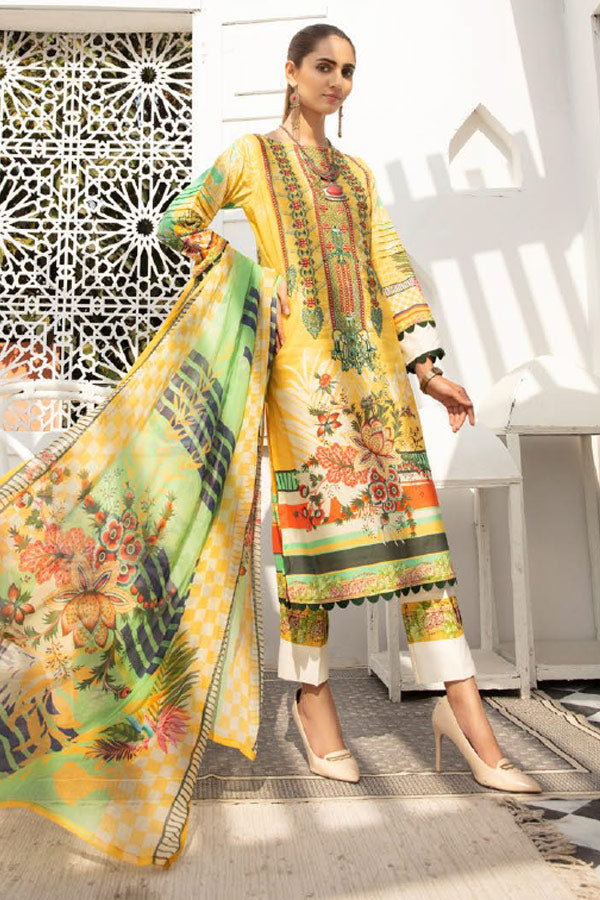 Sareena by Shaista Unstitched 3 Piece Lawn Collection’2021-SS-224