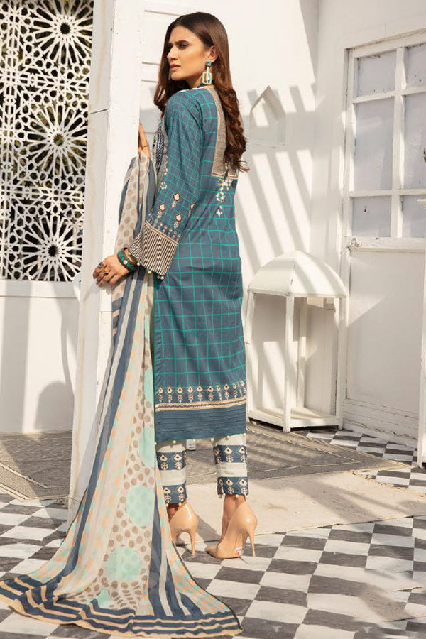 Sareena by Shaista Unstitched 3 Piece Lawn Collection’2021-SS-233