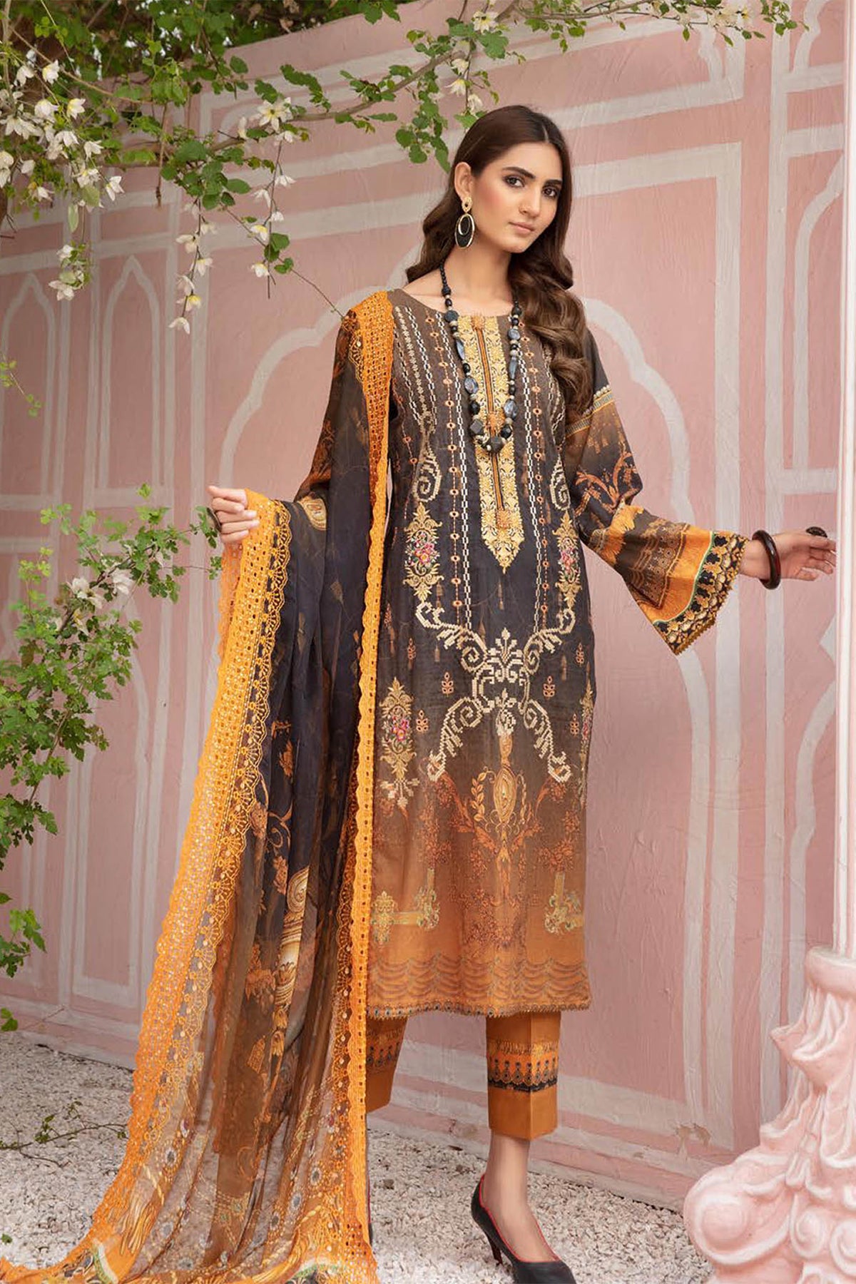 Darani by Shaista Unstitched 3 Piece Lawn Collection'2022-D-268