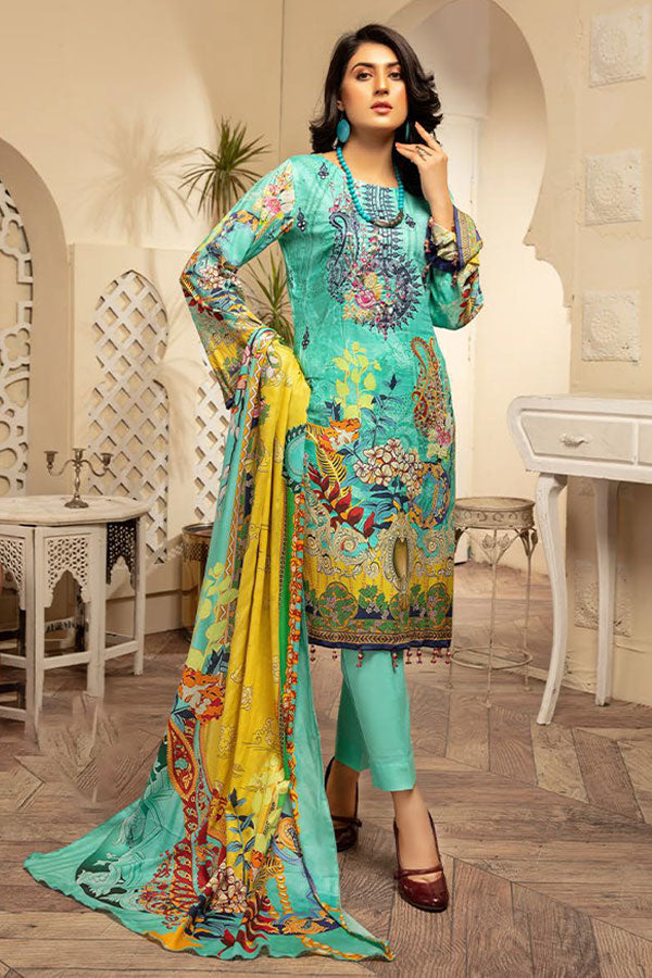 Mahoor by Shaista Unstitched Embroidered Lawn Collection'2021-D-325