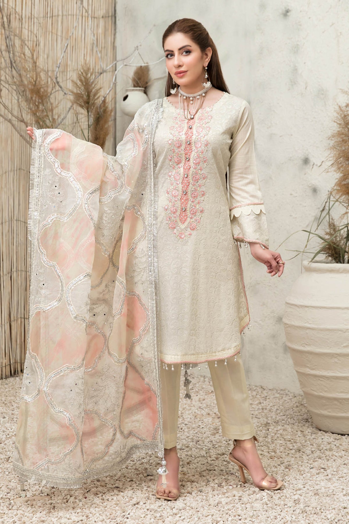 Zysha by Tawakkal Unstitched 3 Piece Lawn Collection'2022-ZT-6558